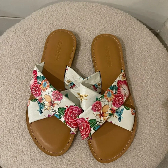 Johnny was Andra floral sandal size 8 - Picture 6 of 9